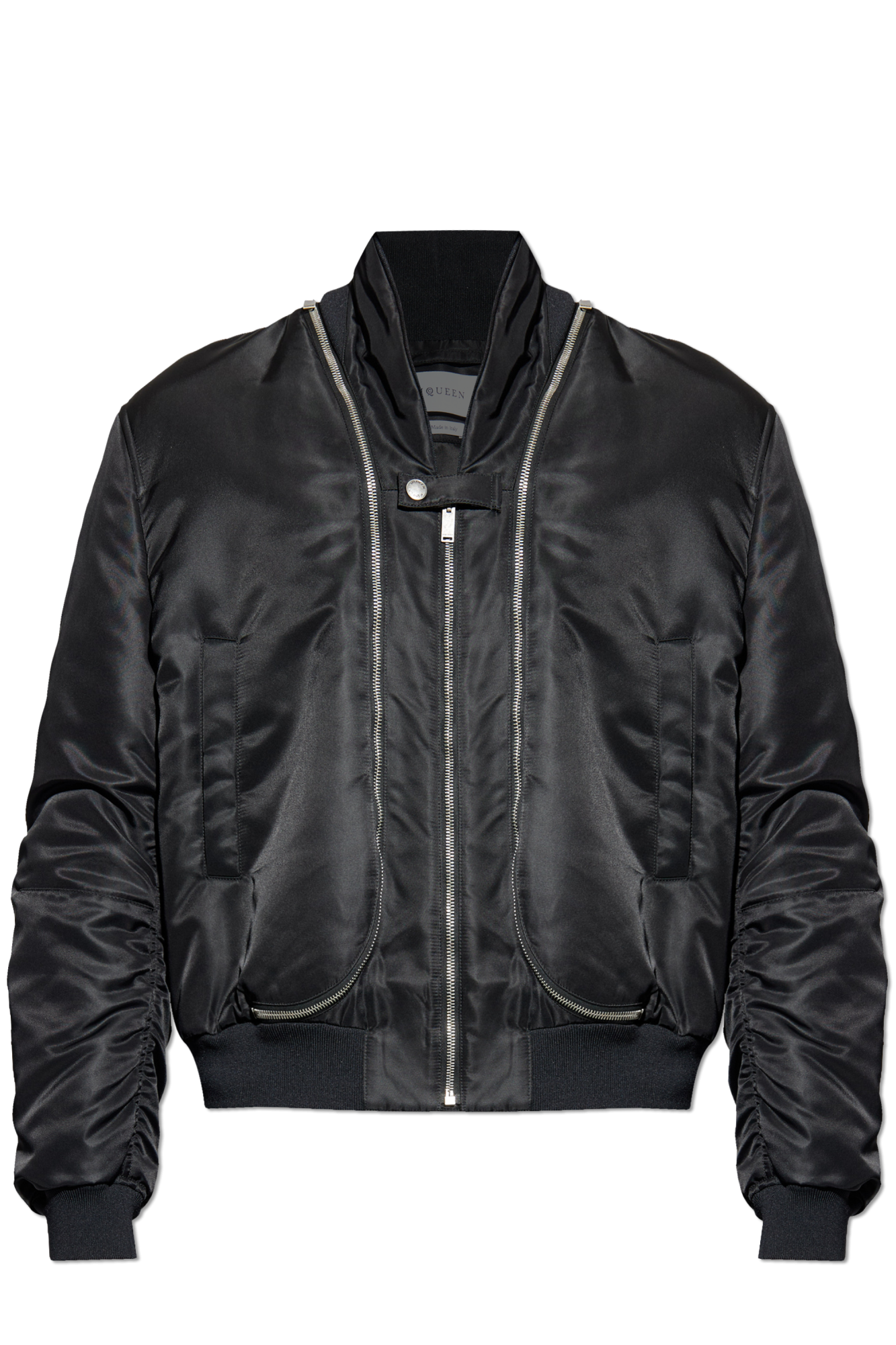 ジャケット Alexander McQueen Grey zipped bomber jacket Alexander McQueen Grey zipped bomber jacket from $1,832.18